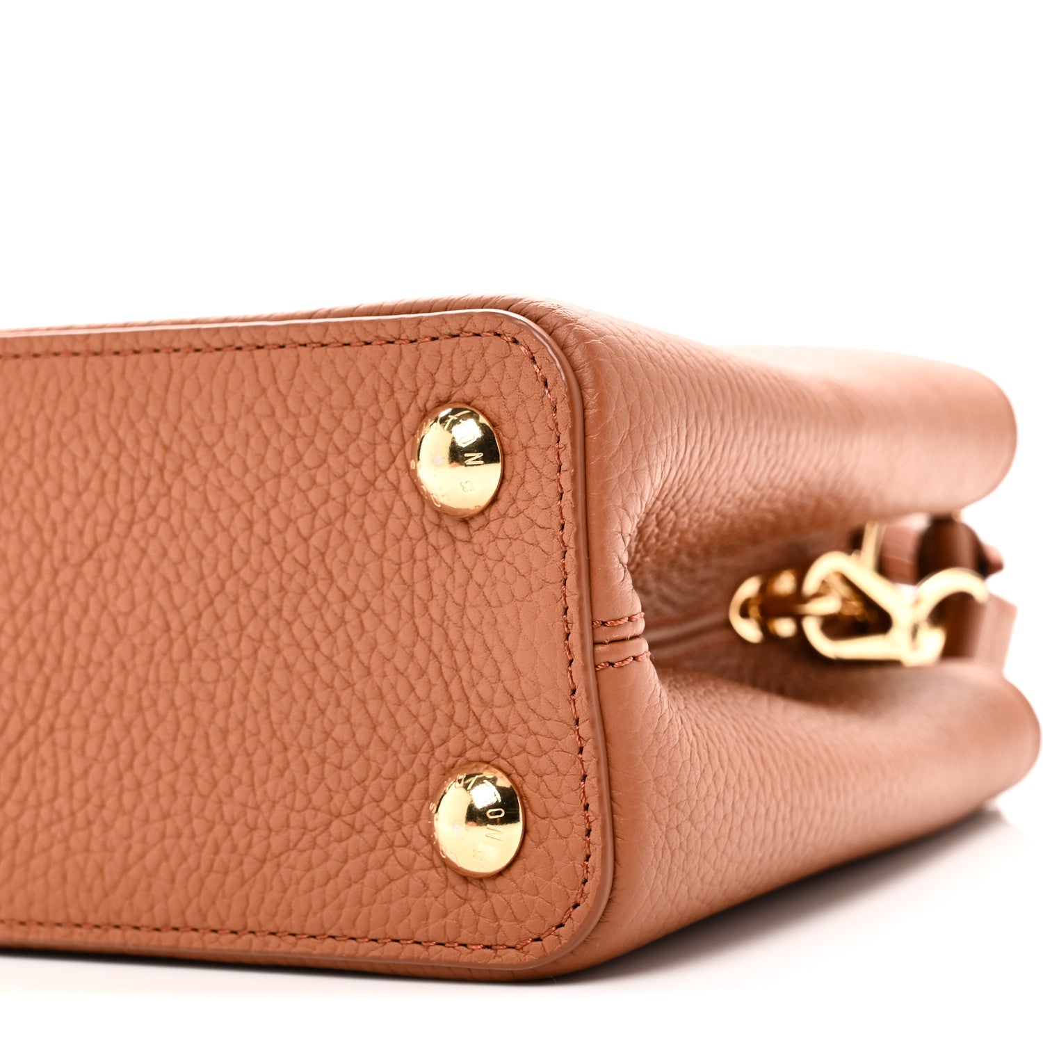 Taurillon Capucines BB Tan