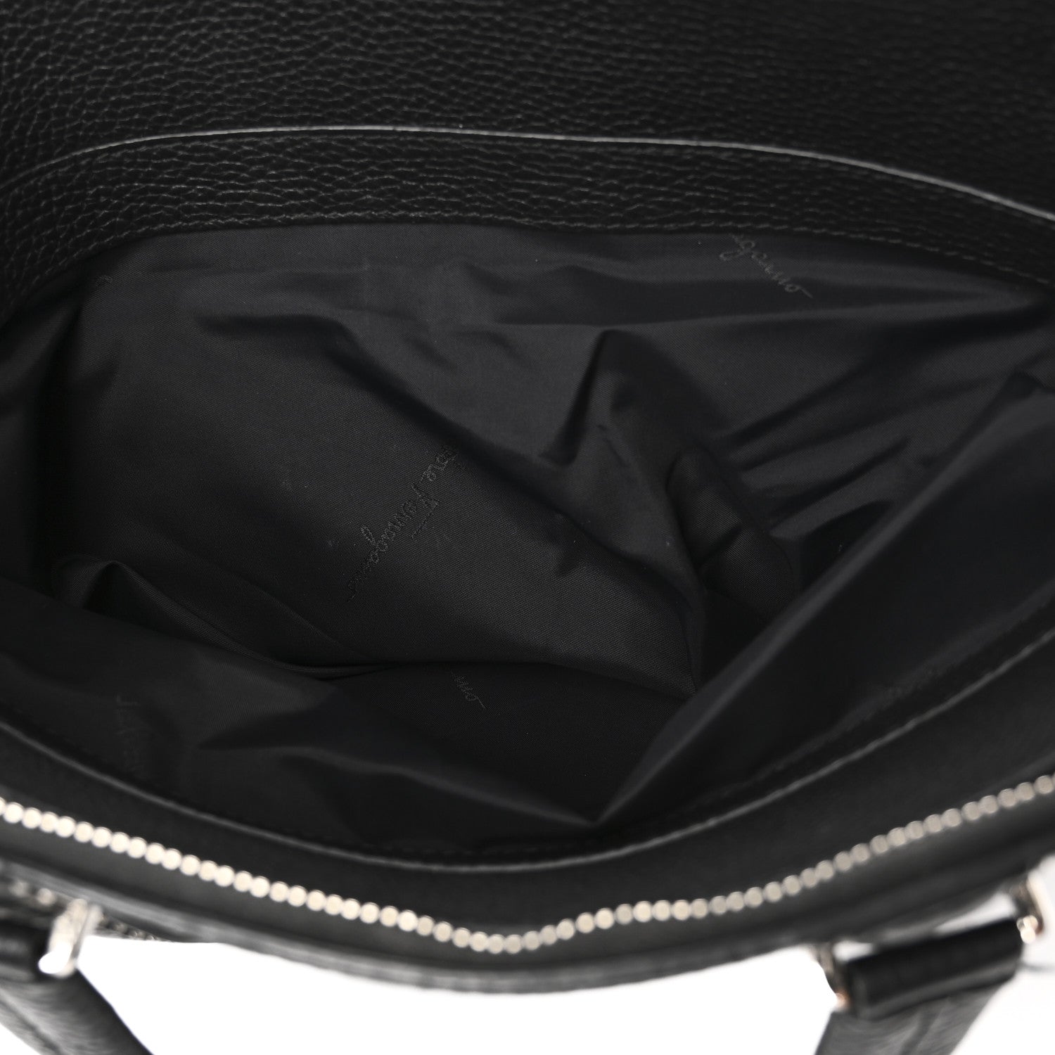 Calfskin Studded Firenze Briefcase Black