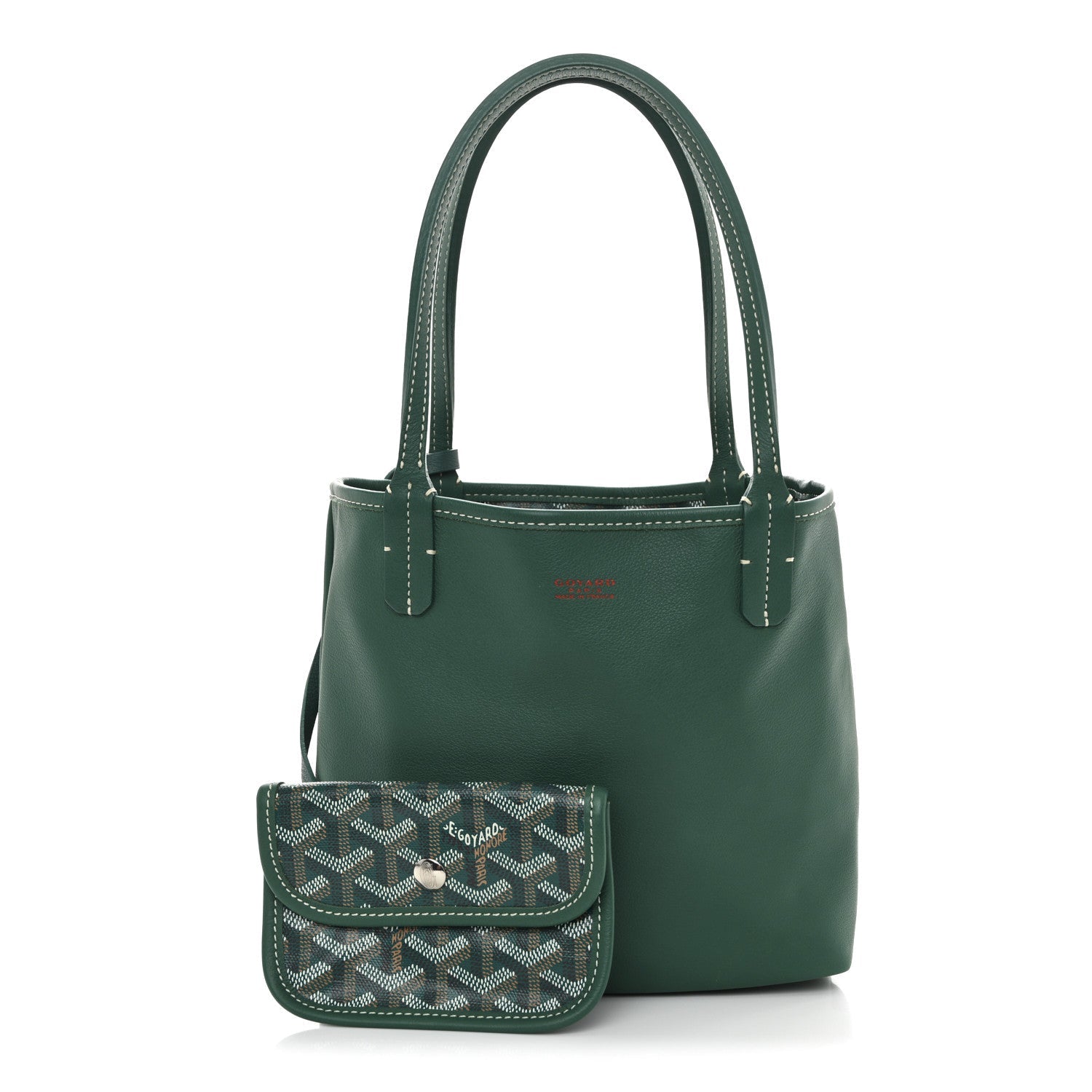 Goyardine Reversible Mini Anjou Green