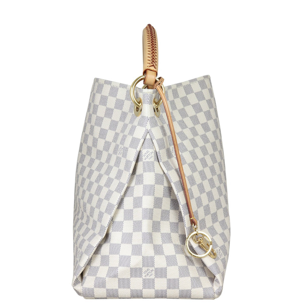Louis Vuitton Artsy MM Damier Azur | Gold Tone Hardware
