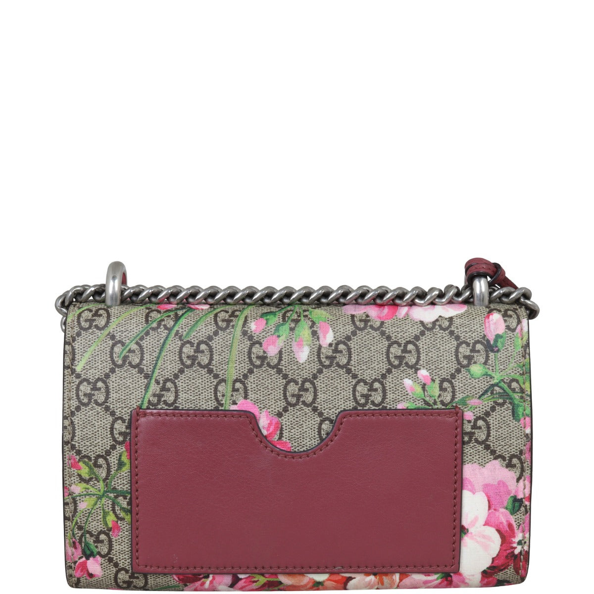 Gucci GG Supreme Blooms Padlock Small Shoulder Bag