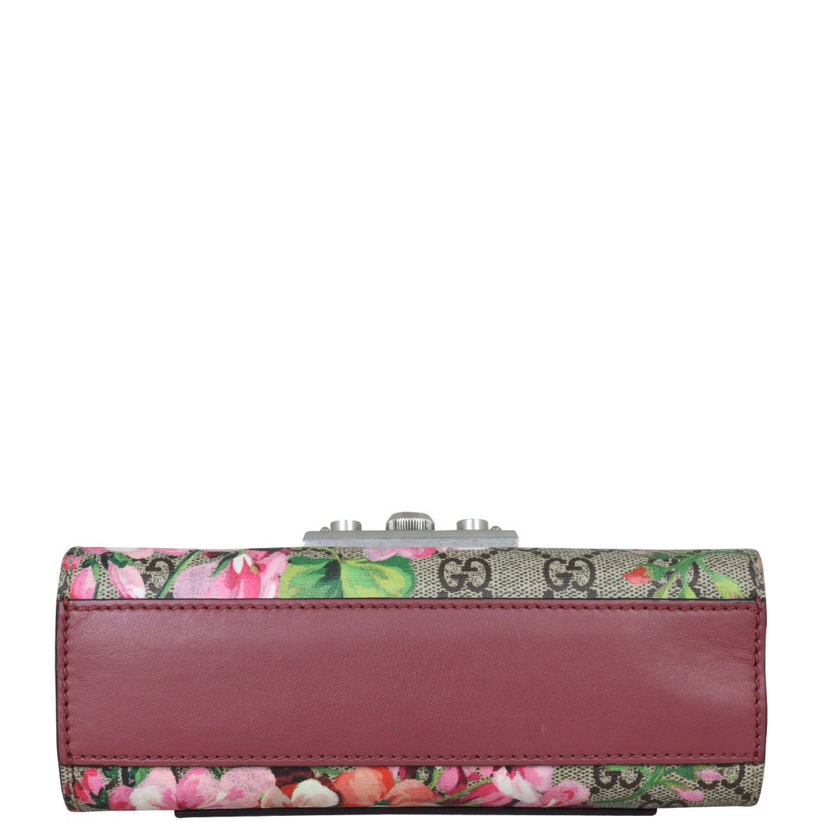 Gucci GG Supreme Blooms Padlock Small Shoulder Bag