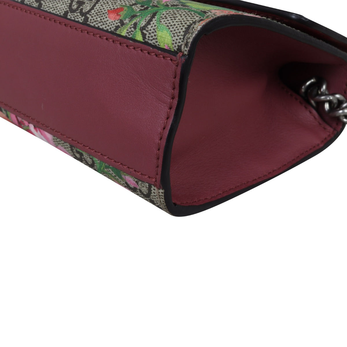 Gucci GG Supreme Blooms Padlock Small Shoulder Bag