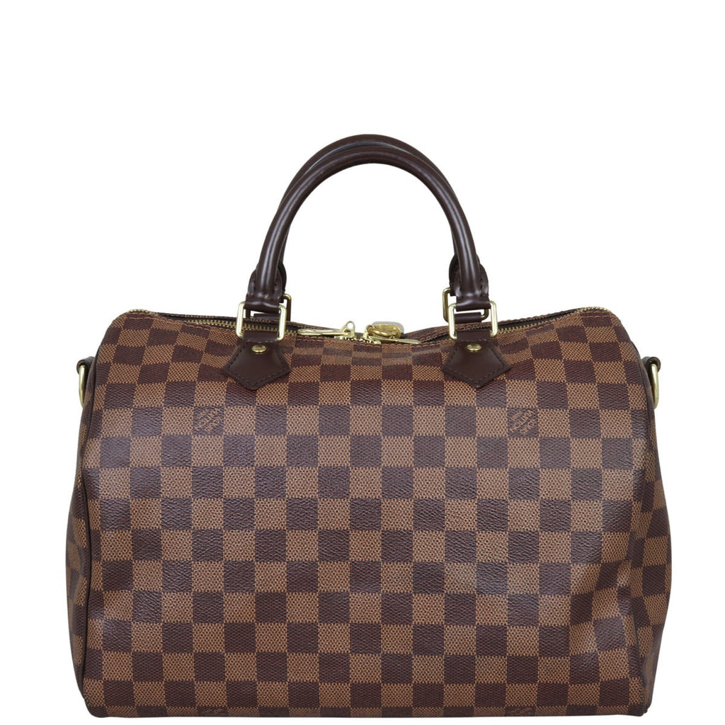 Louis Vuitton Speedy 30 Bandouliere Damier Ebene