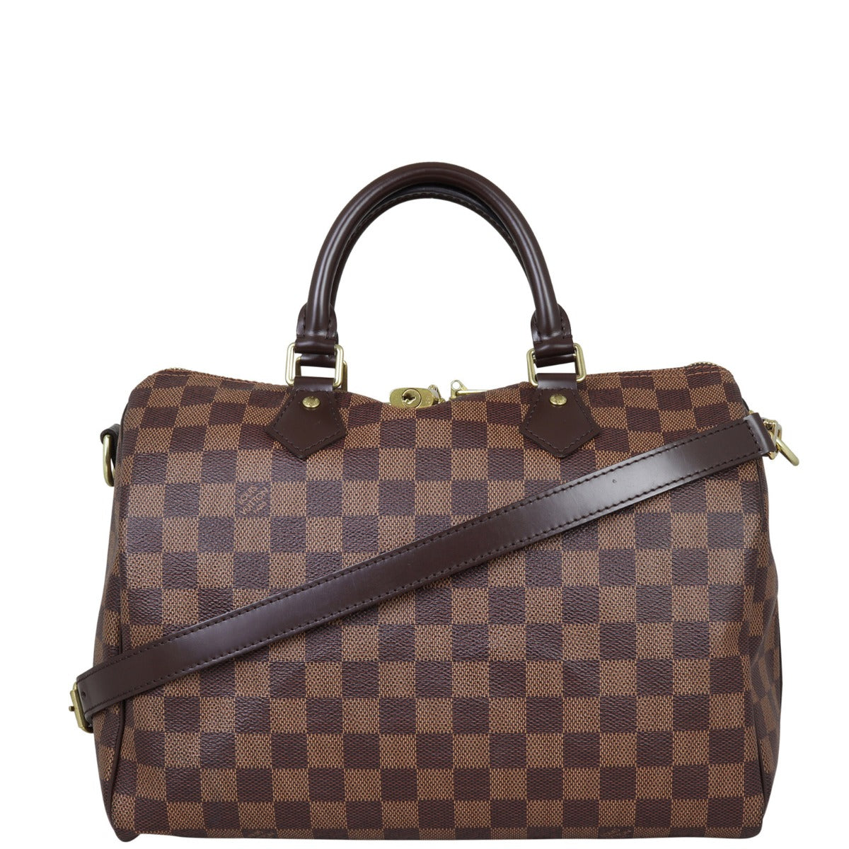Louis Vuitton Speedy 30 Bandouliere Damier Ebene