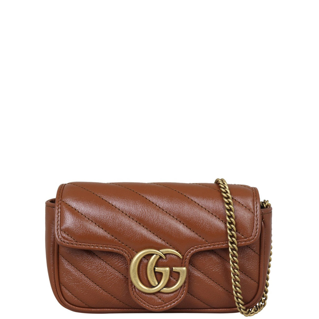 Gucci GG Marmont Matelasse Super Mini Shoulder Bag