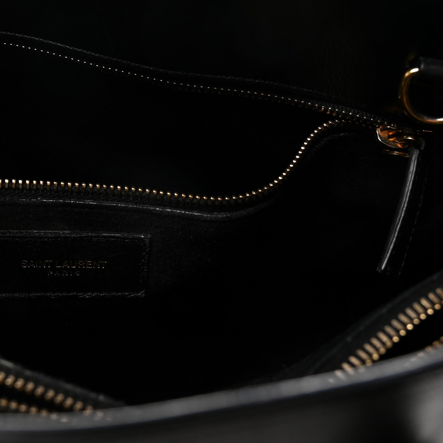 Calfskin Small Sac De Jour Black