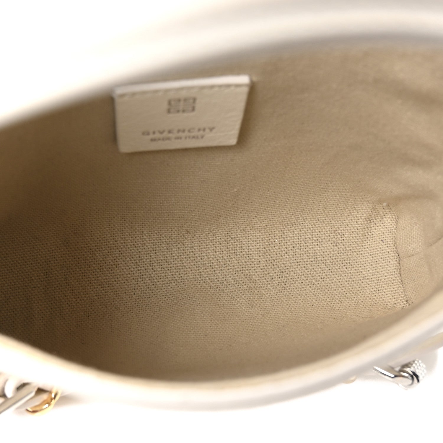 Calfskin Nano Voyou Bag White