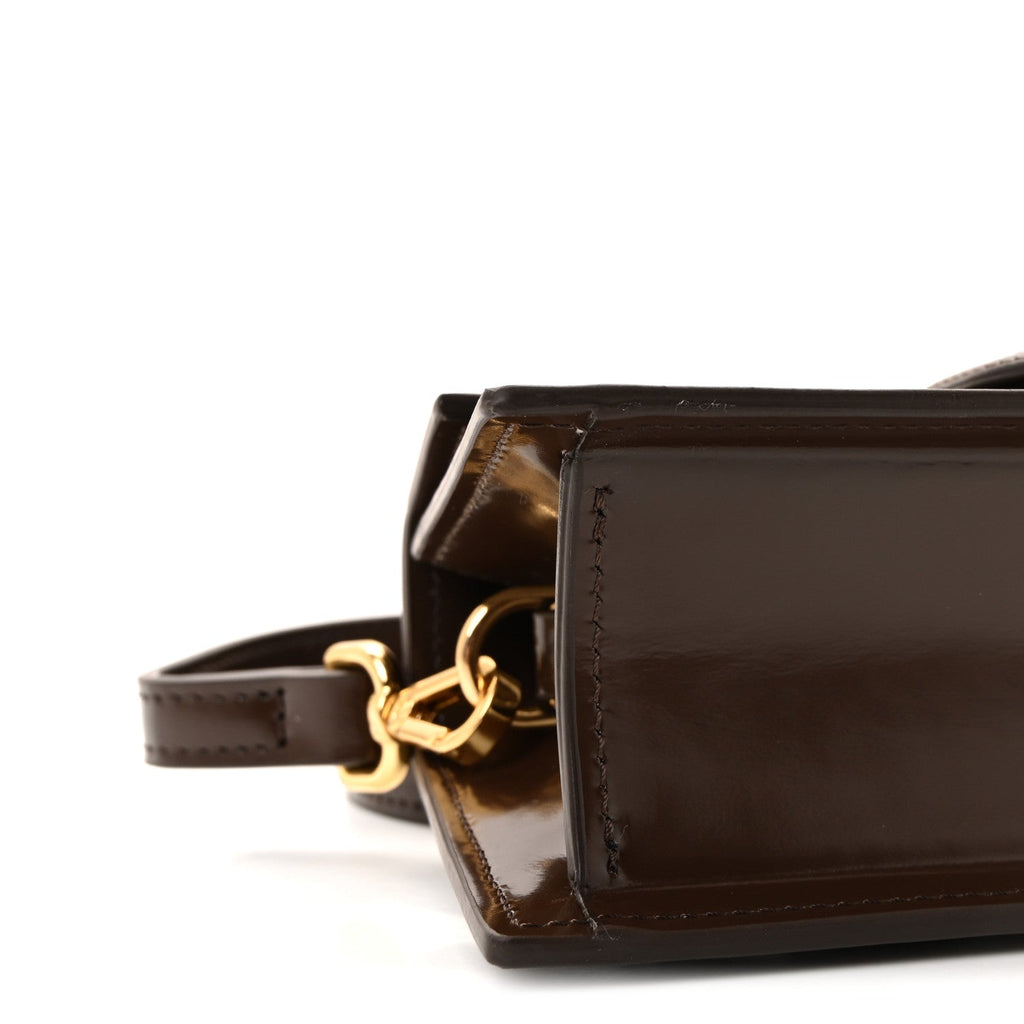 Smooth Calfskin Le Bambino Dark Brown