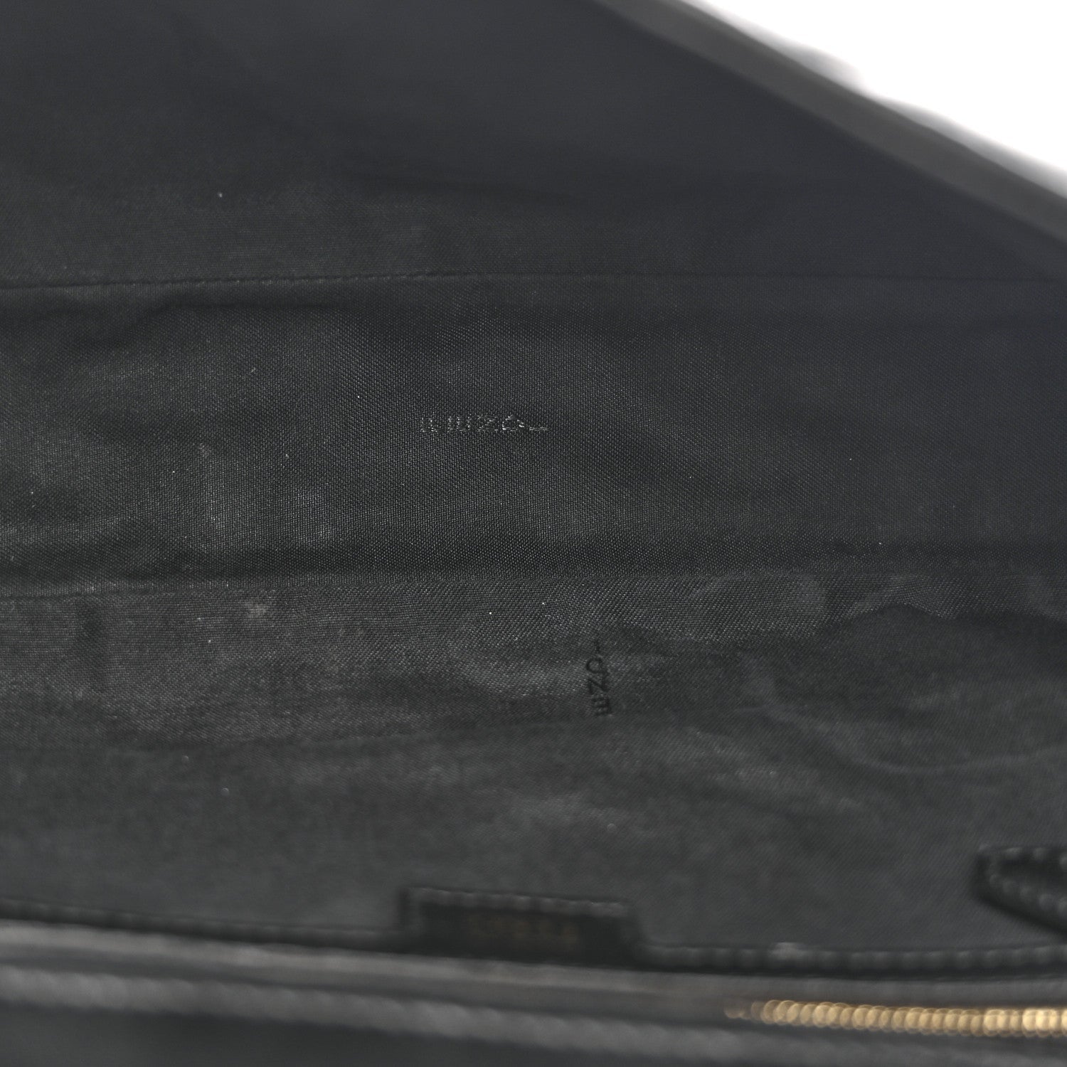 Nappa FF 1974 Embossed Large Baguette Black