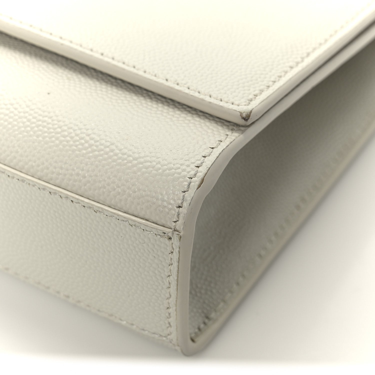 Grain De Poudre Medium Classic Monogram Kate Satchel Crema Soft
