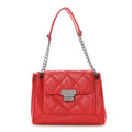 Caviar Small Accordion Flap Red