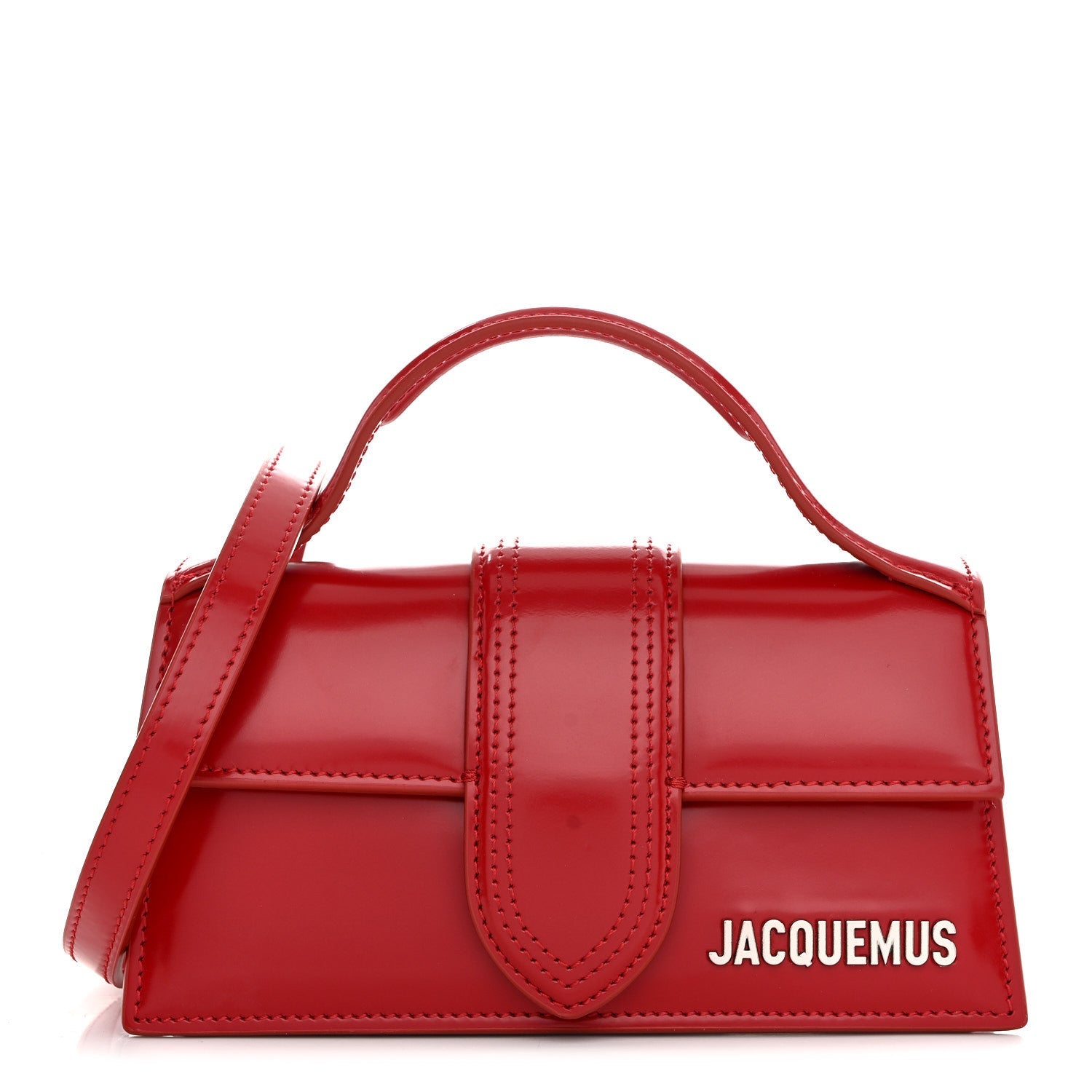Glazed Calfskin Le Bambino Red