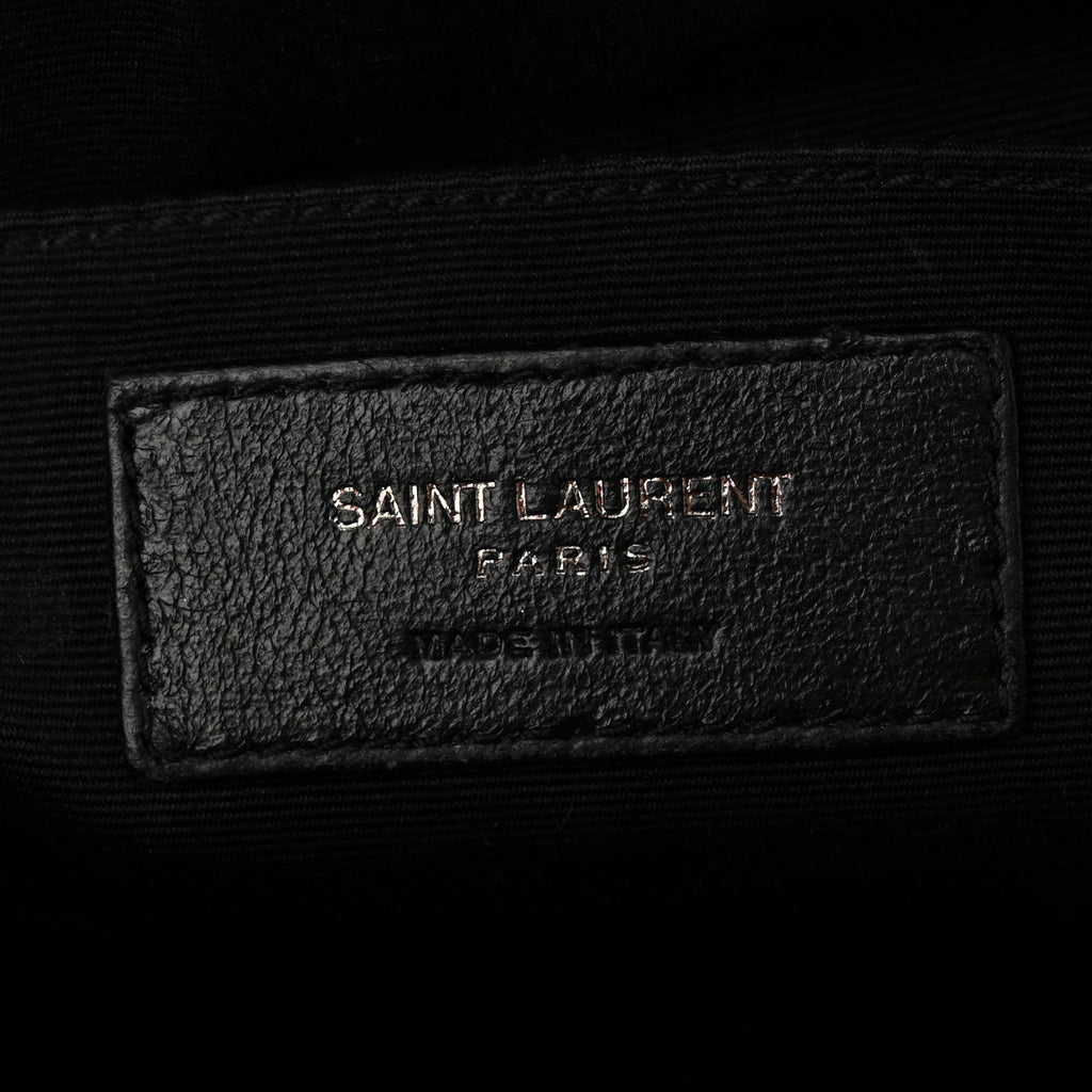 Calfskin Matelasse Monogram Lou Camera Bag Black