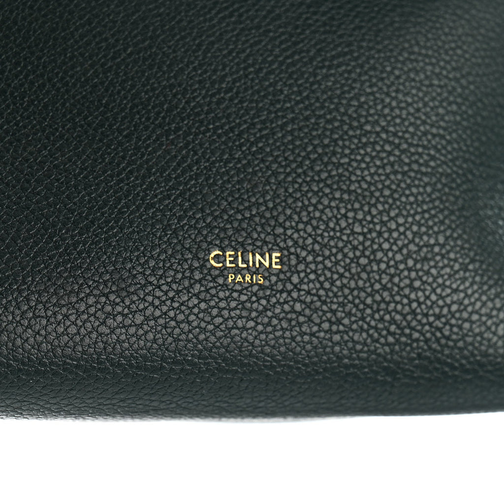 Soft Grained Calfskin Small Sangle Bucket Bag Amazone