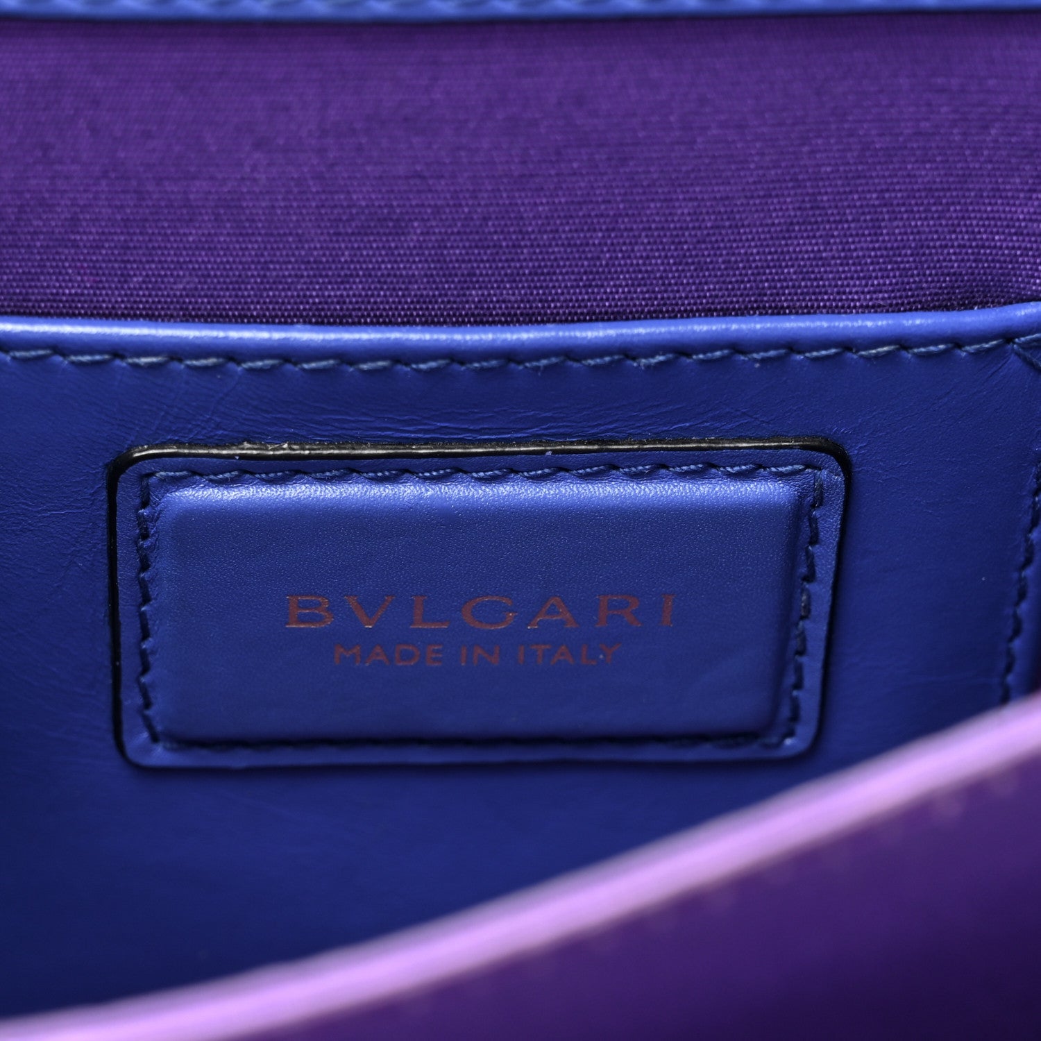 Calfskin Serpenti Forever Top Handle Blue