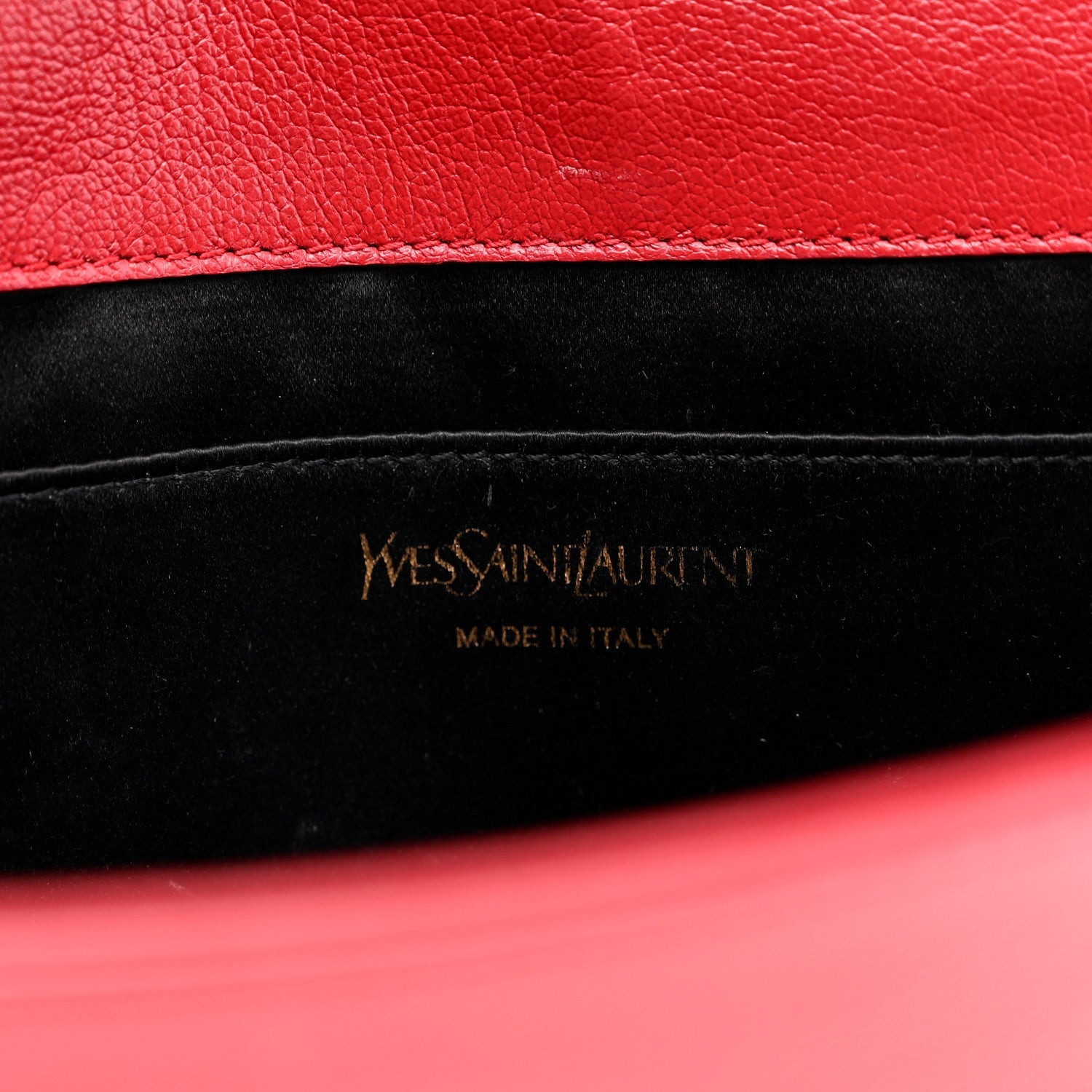 Calfskin Monogram Large Belle De Jour Clutch Red