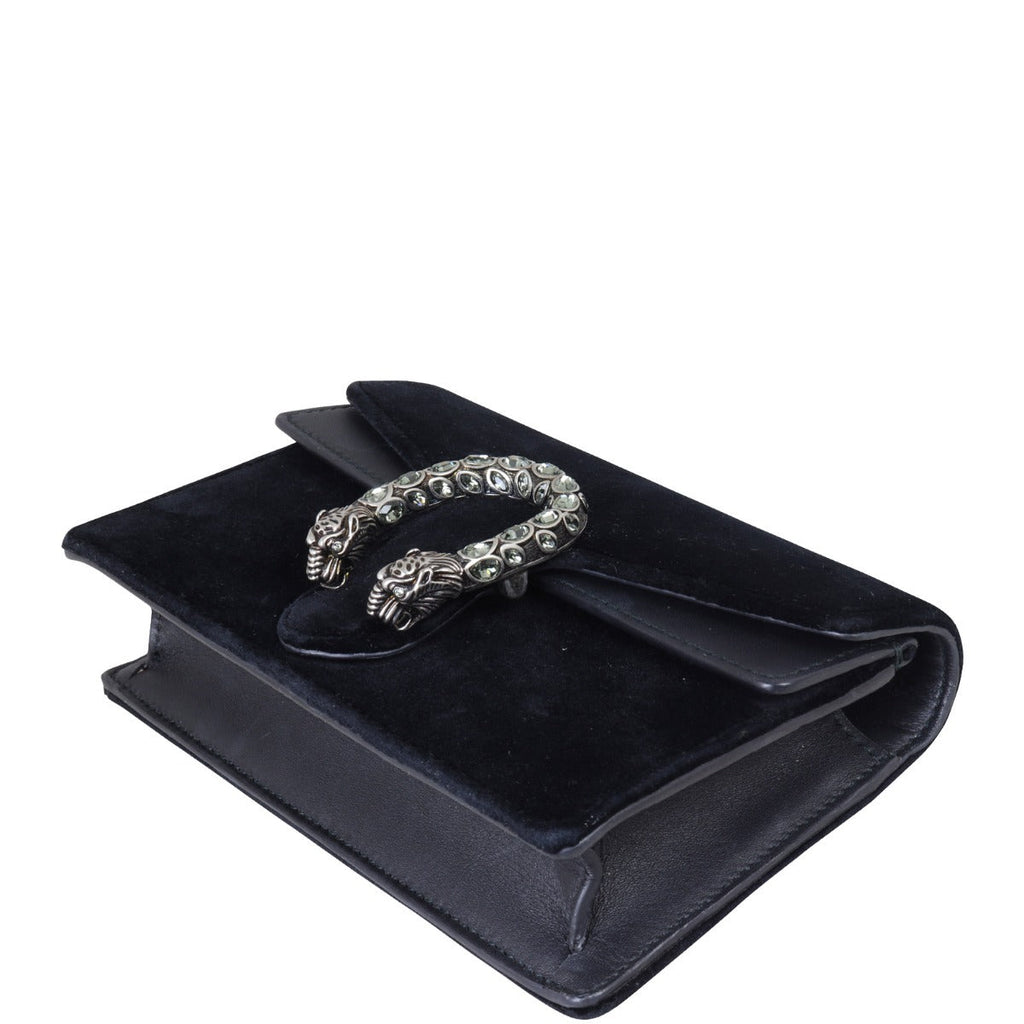 Gucci Dionysus Super Mini Suede Shoulder Bag