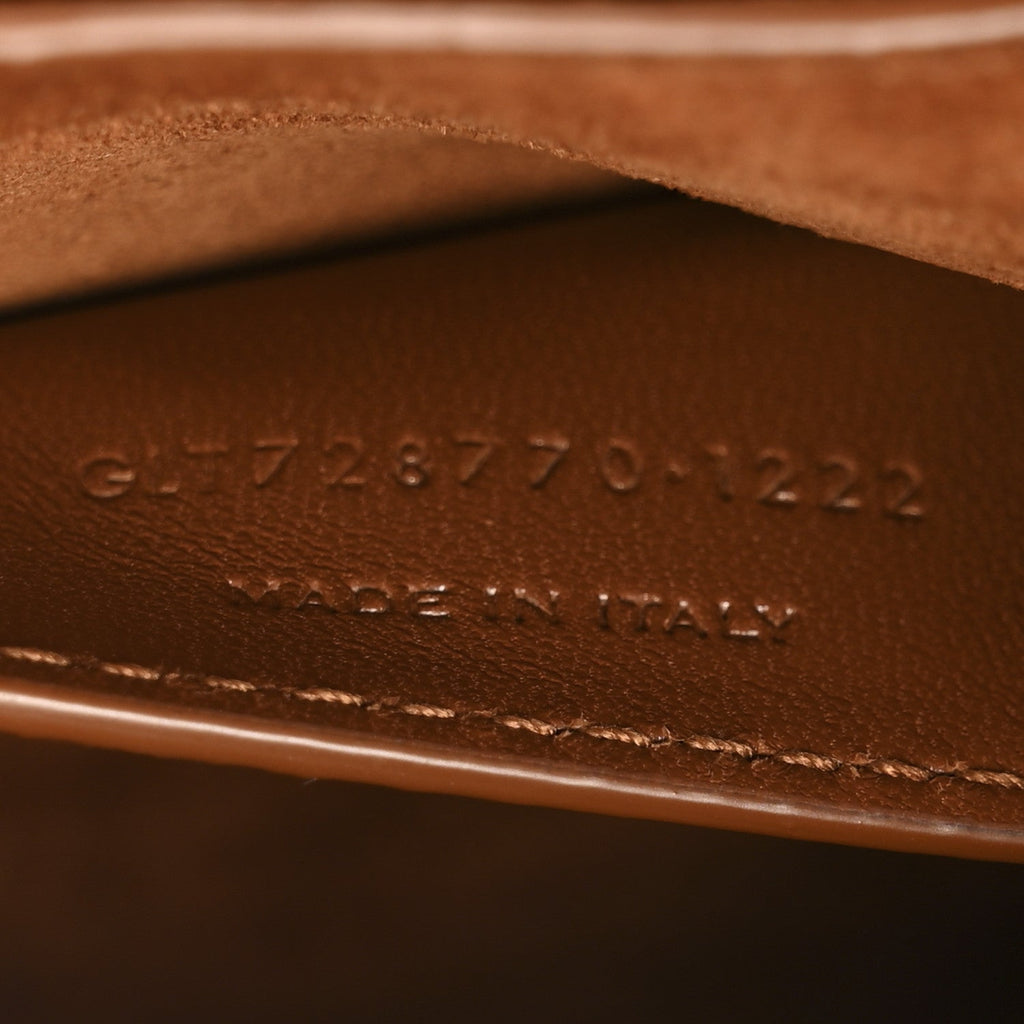 Vegetable Tanned Calfskin Le Caban Satchel Bag Brick
