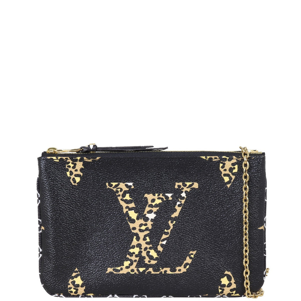 Louis Vuitton Pochette Double Zip Monogram Giant Jungle