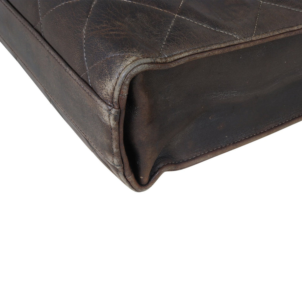 Chanel CC Quilted Briefcase (vintage) | Black