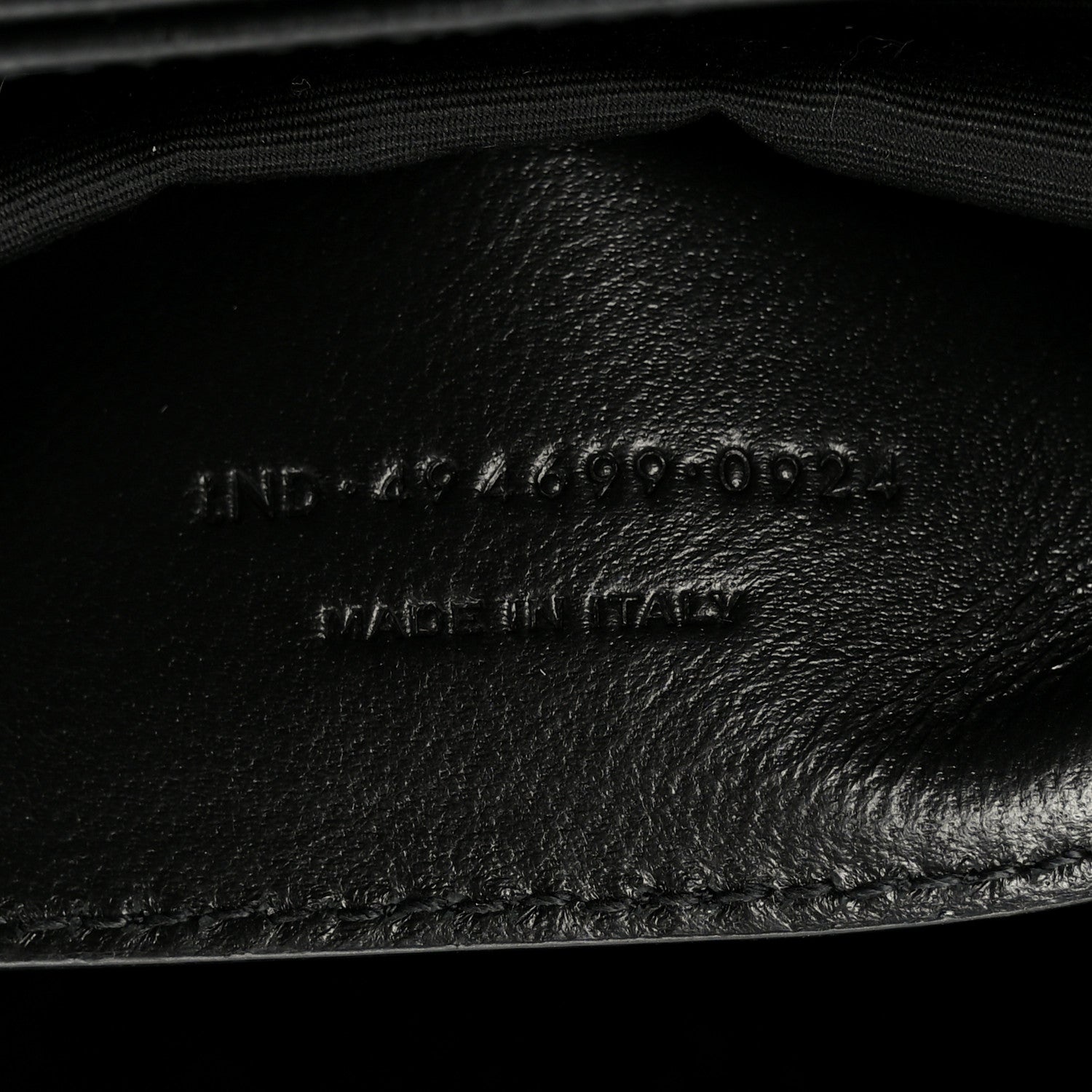 Calfskin Y Quilted Monogram Small Loulou Chain Satchel Black