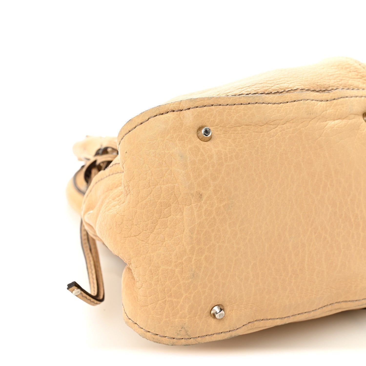 Calfskin Medium Paddington Satchel Taupe