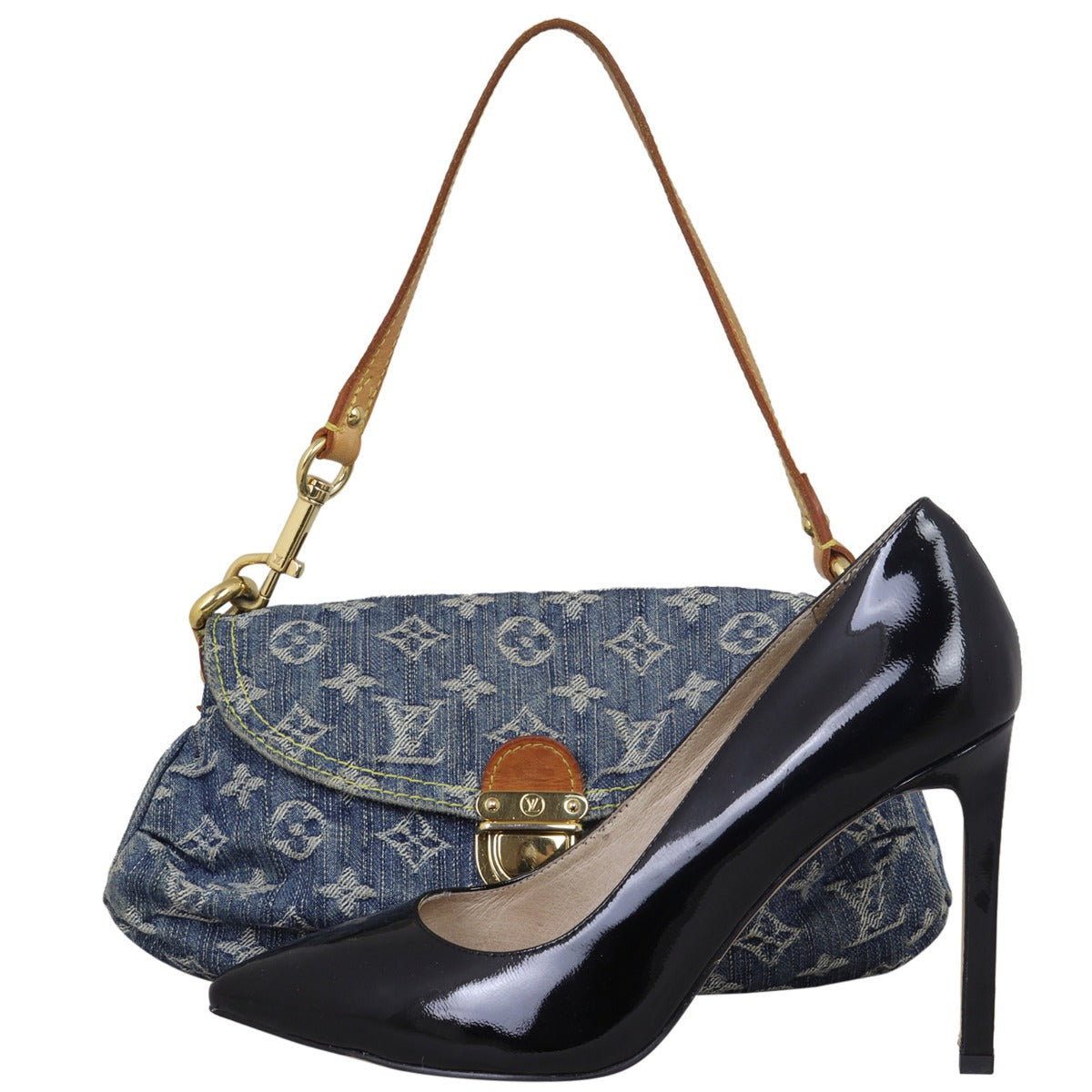 Louis Vuitton Mini Pleaty Monogram Denim
