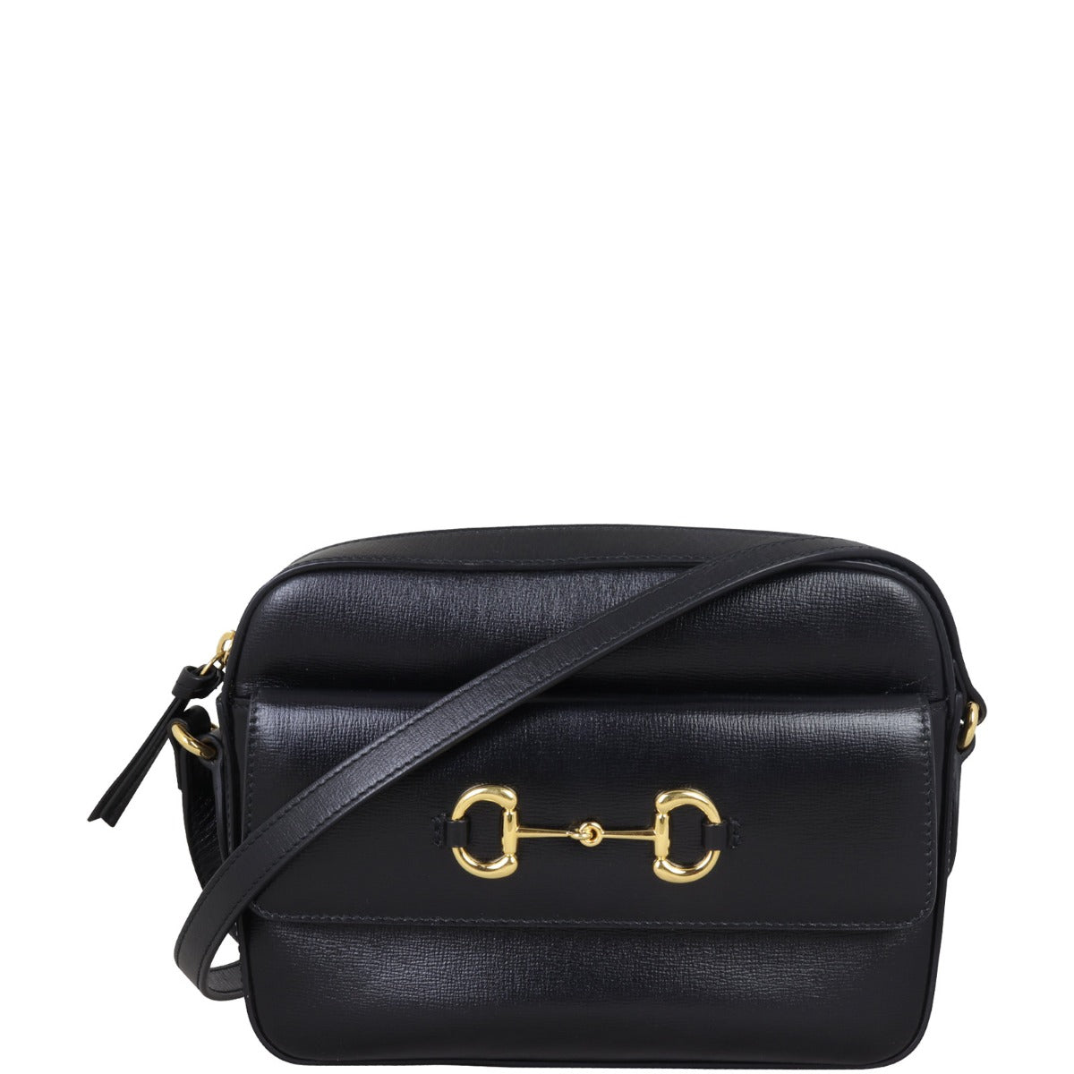 Gucci GG Leather 1955 Horsebit Shoulder Bag Small