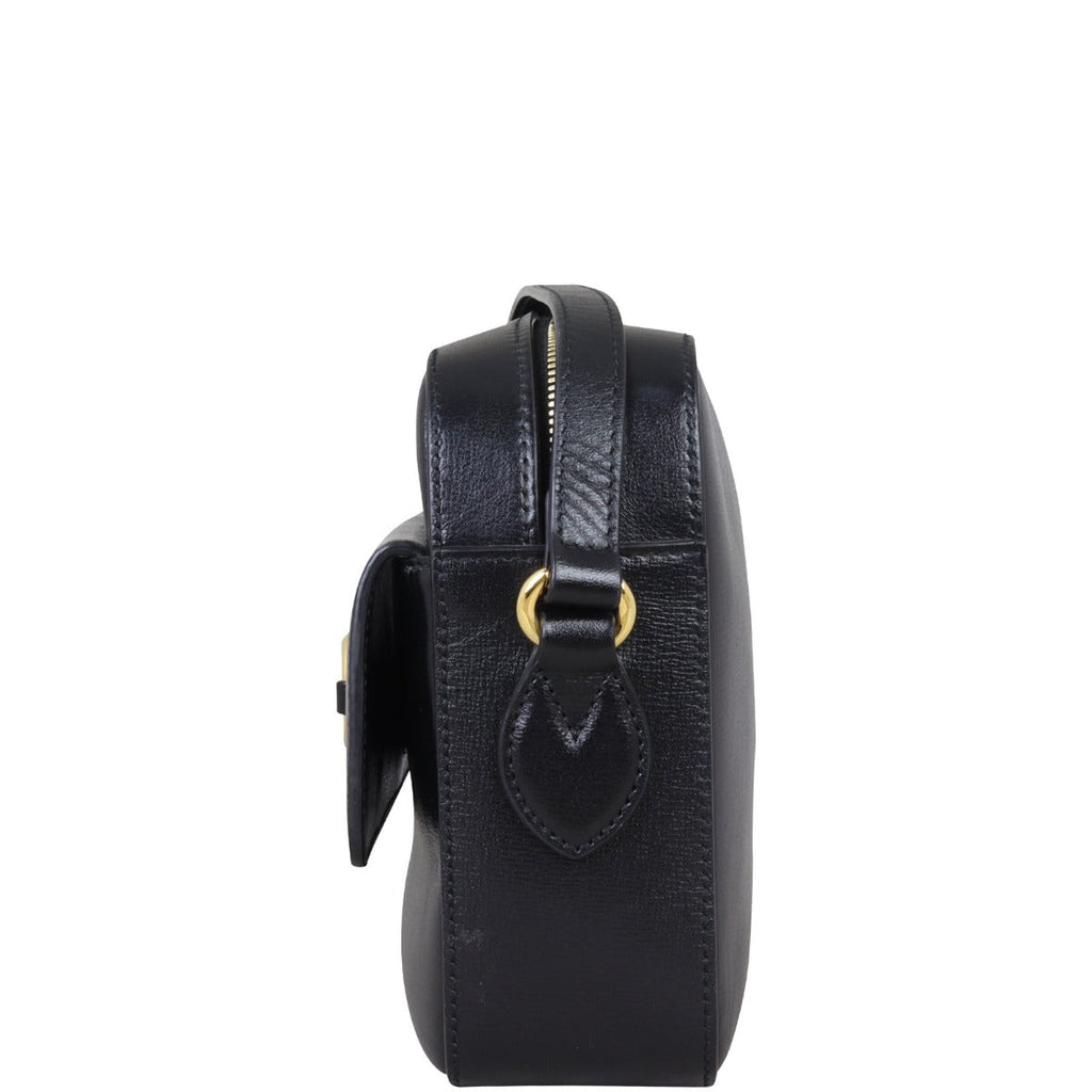 Gucci GG Leather 1955 Horsebit Shoulder Bag Small