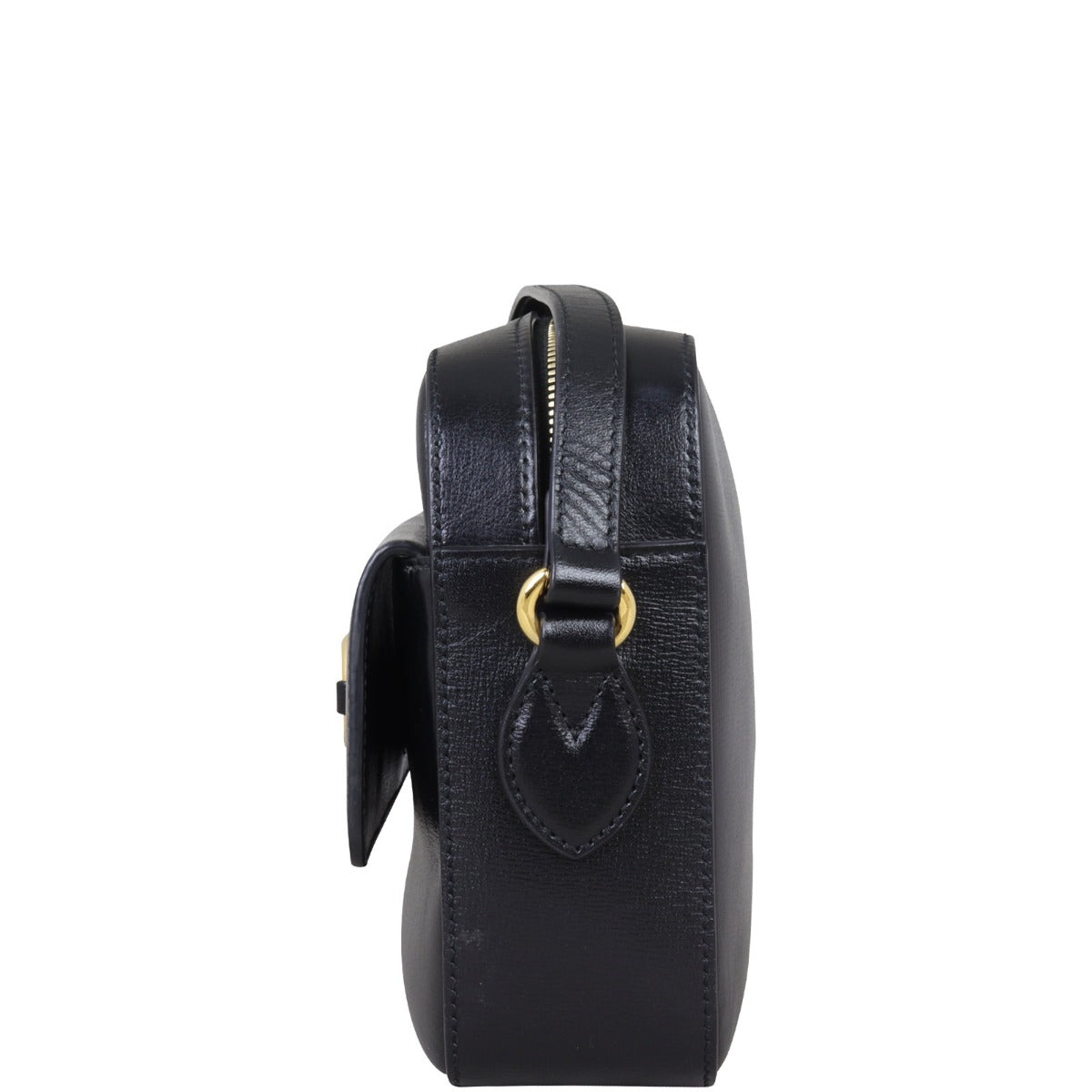 Gucci GG Leather 1955 Horsebit Shoulder Bag Small
