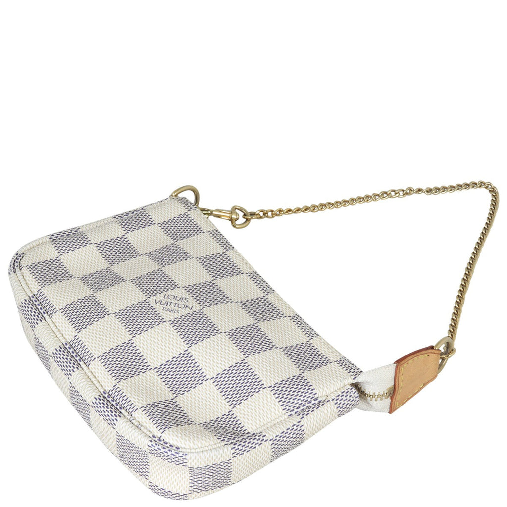 Louis Vuitton Mini Pochette Accessories Damier Azur