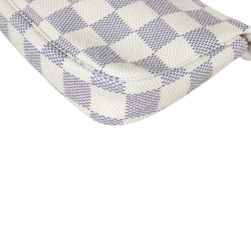 Louis Vuitton Mini Pochette Accessories Damier Azur