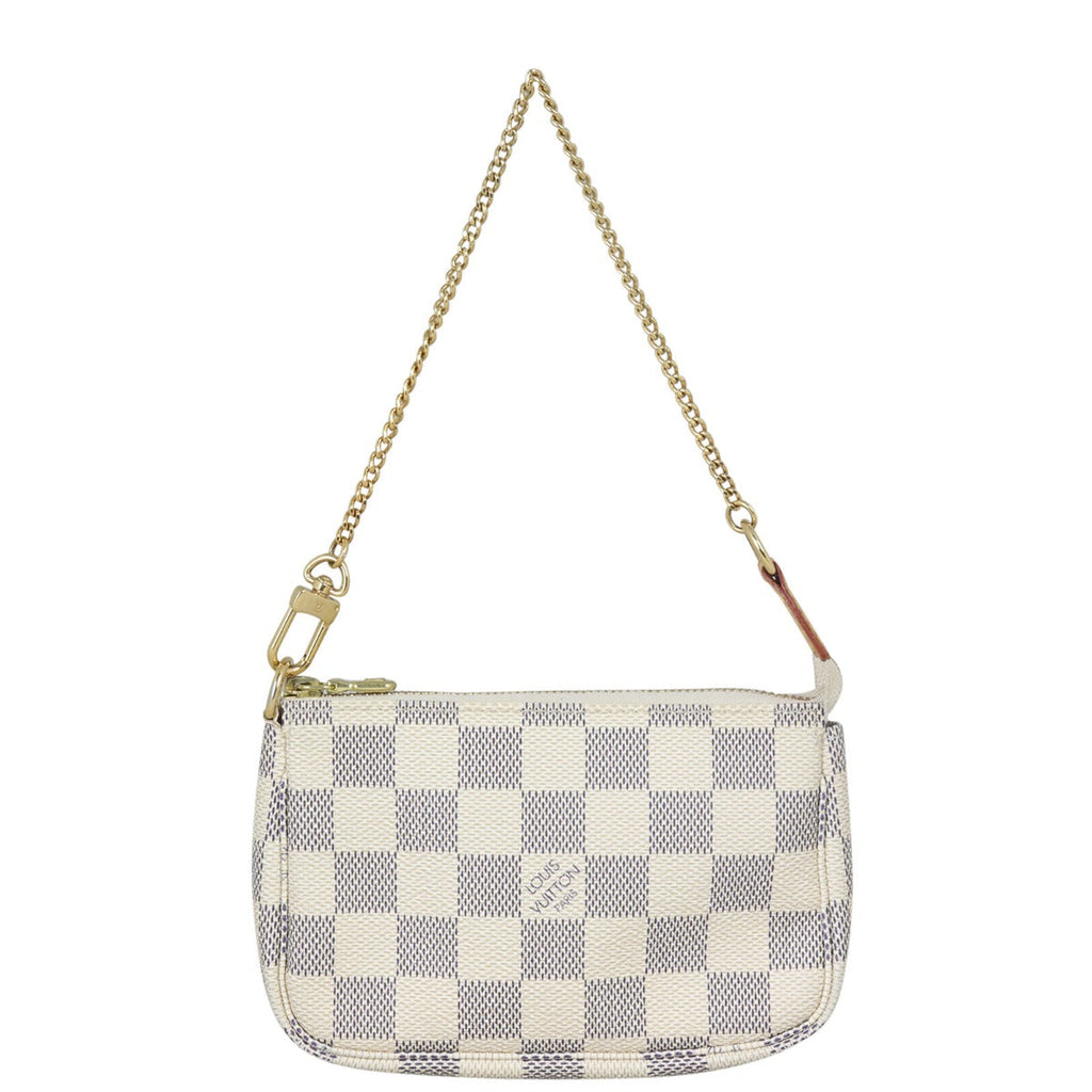 Louis Vuitton Mini Pochette Accessories Damier Azur
