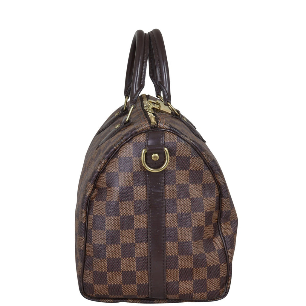 Louis Vuitton Speedy 30 Bandouliere Damier Ebene