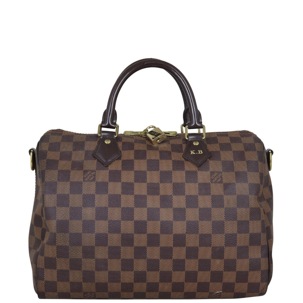 Louis Vuitton Speedy 30 Bandouliere Damier Ebene