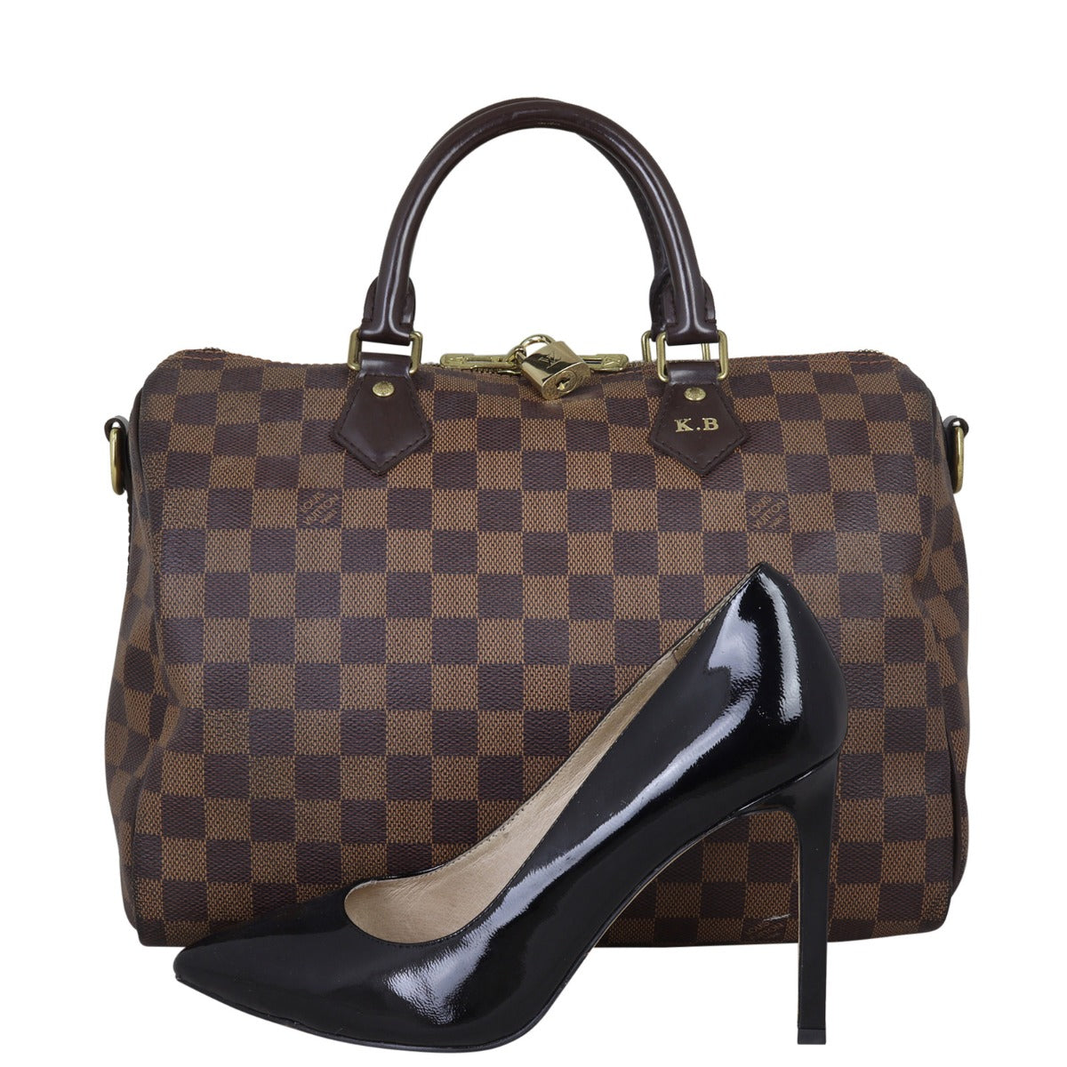 Louis Vuitton Speedy 30 Bandouliere Damier Ebene