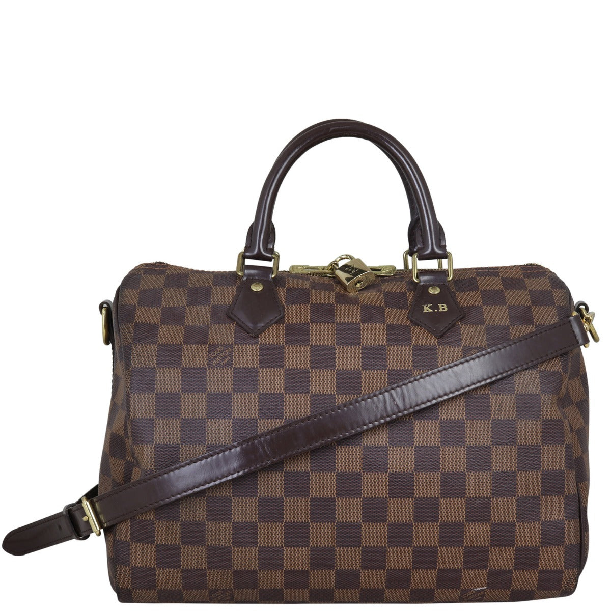 Louis Vuitton Speedy 30 Bandouliere Damier Ebene