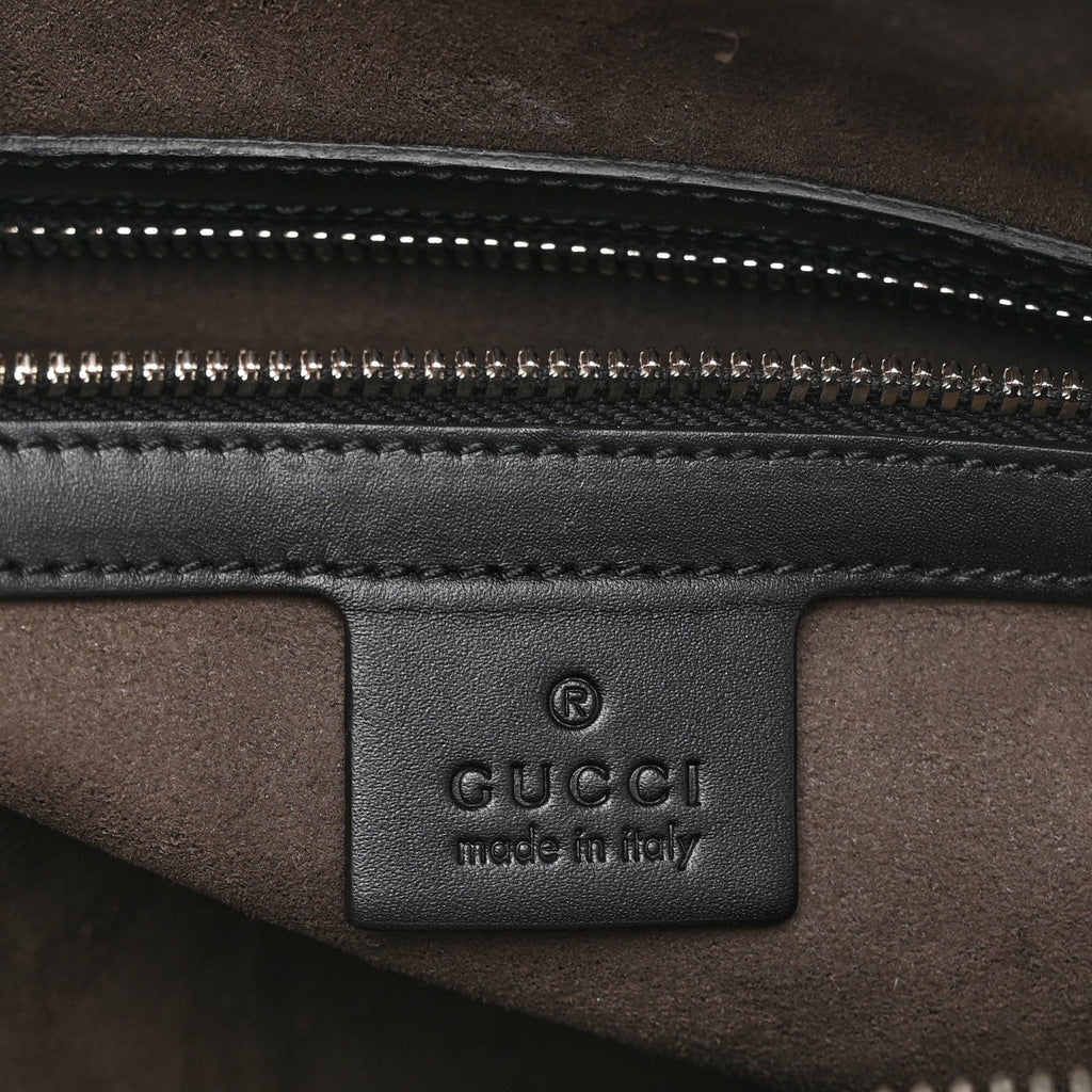 Guccissima Signature Medium Duffle Black
