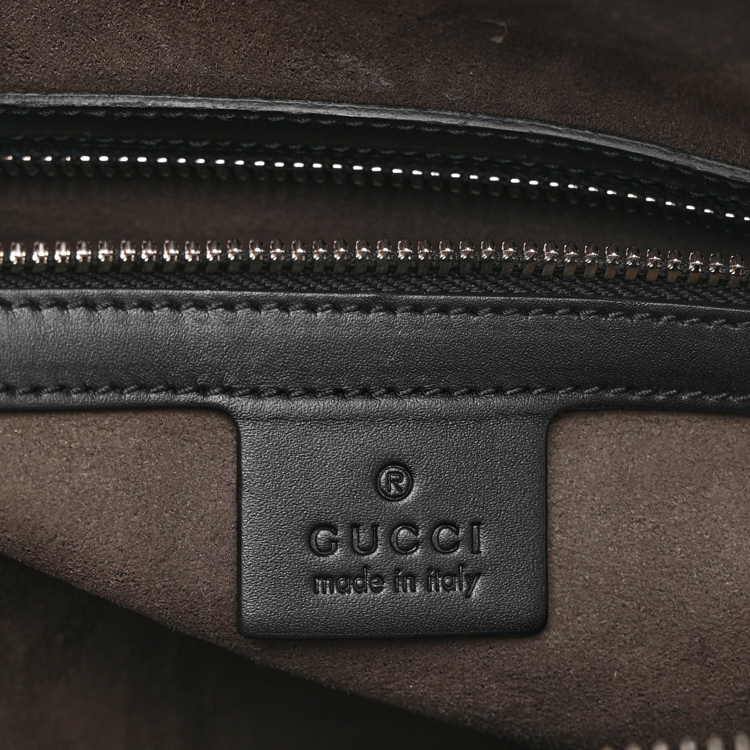 Guccissima Signature Medium Duffle Black
