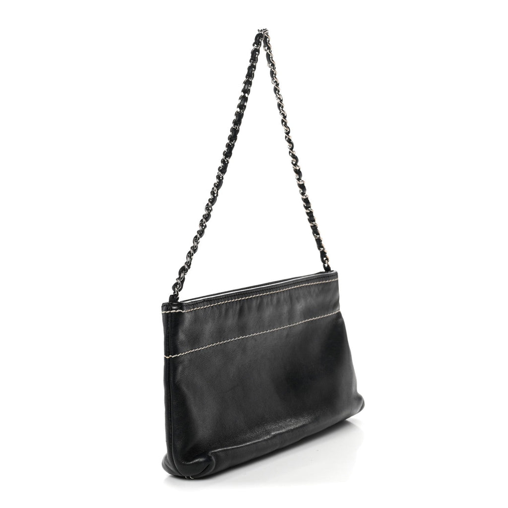 Lambskin Lax Pochette Black