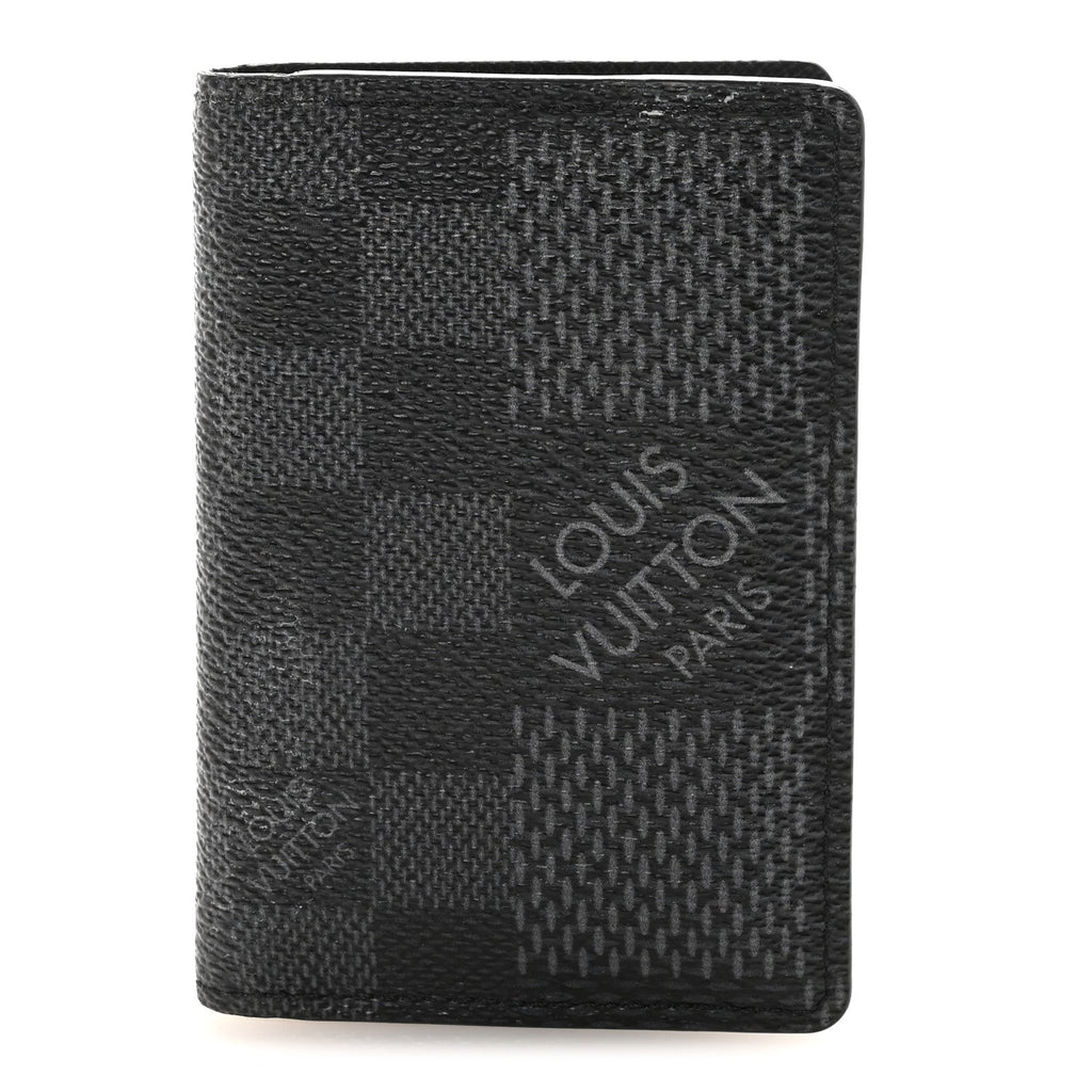 Damier Graphite 3D Pocket Organizer Black Grey
