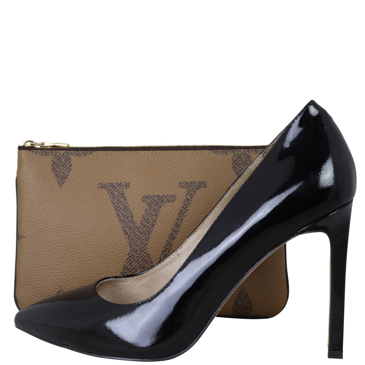 Louis Vuitton Pochette Double Zip Monogram Giant Reverse