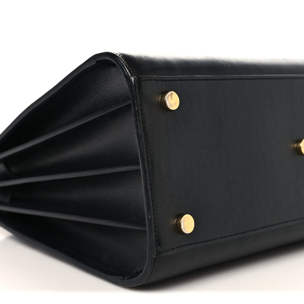 Calfskin Small Sac De Jour Black