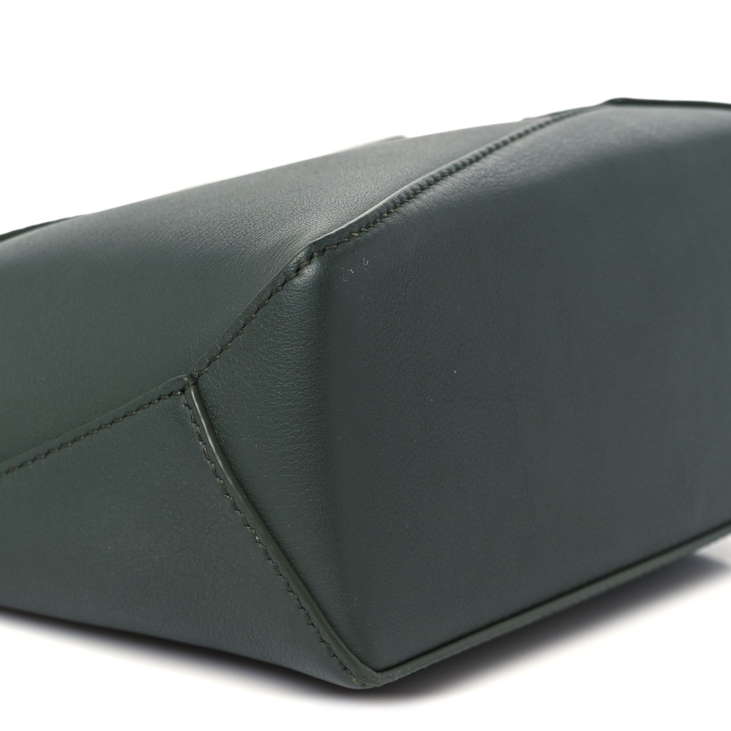 Calfskin Mini Puzzle Edge Bag Vintage Khaki