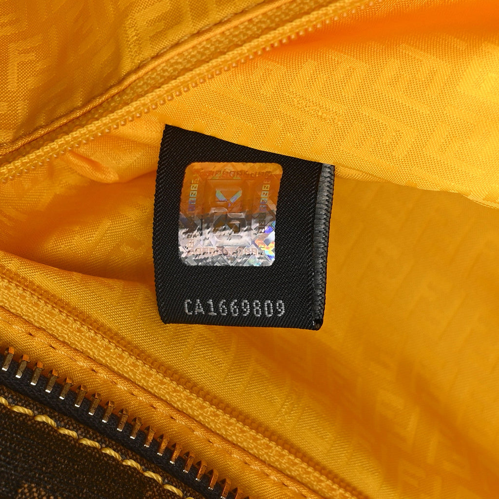 Zucca Spalmati Small Roll Tote Tobacco Yellow