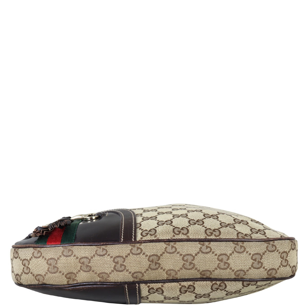 Gucci GG Canvas Horsebit Tassel Messenger