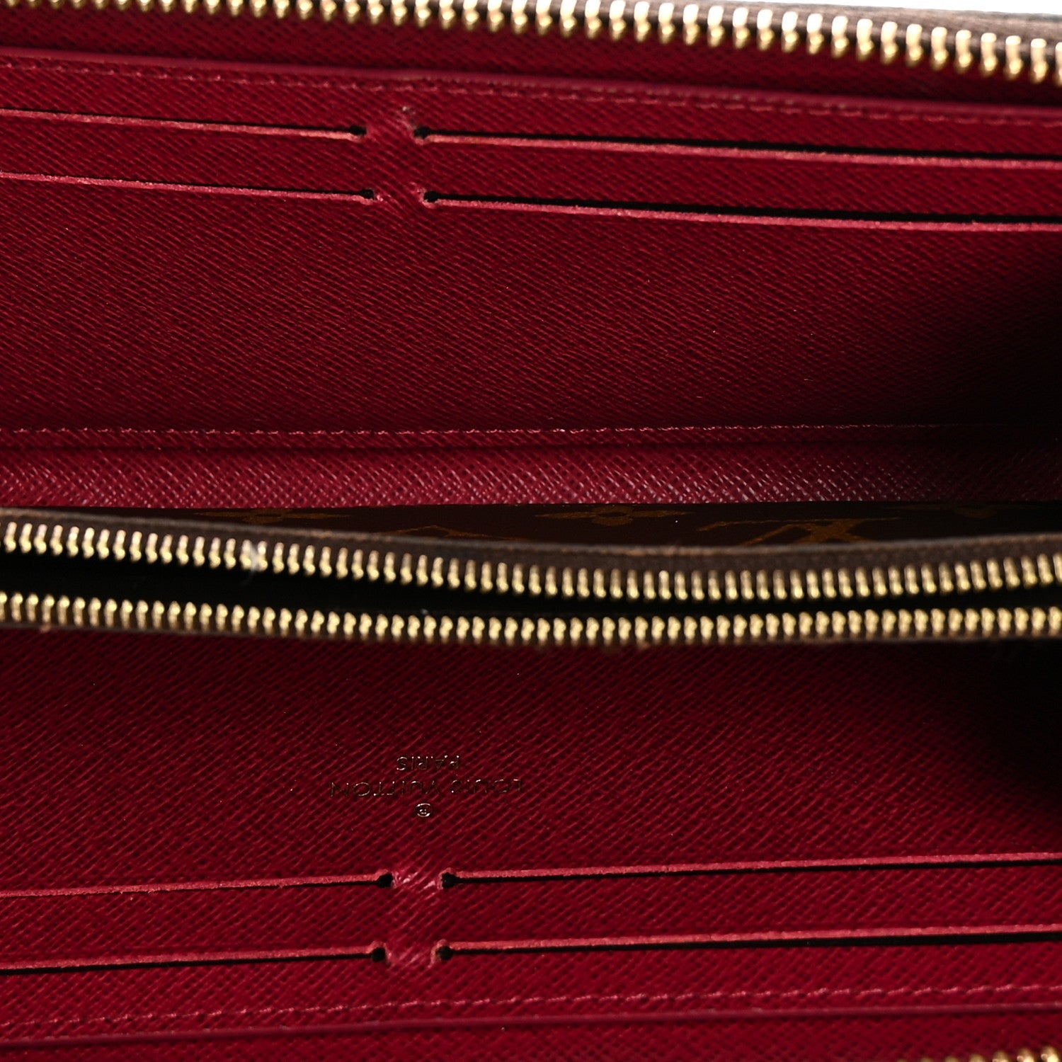 Monogram Clemence Wallet Fuchsia
