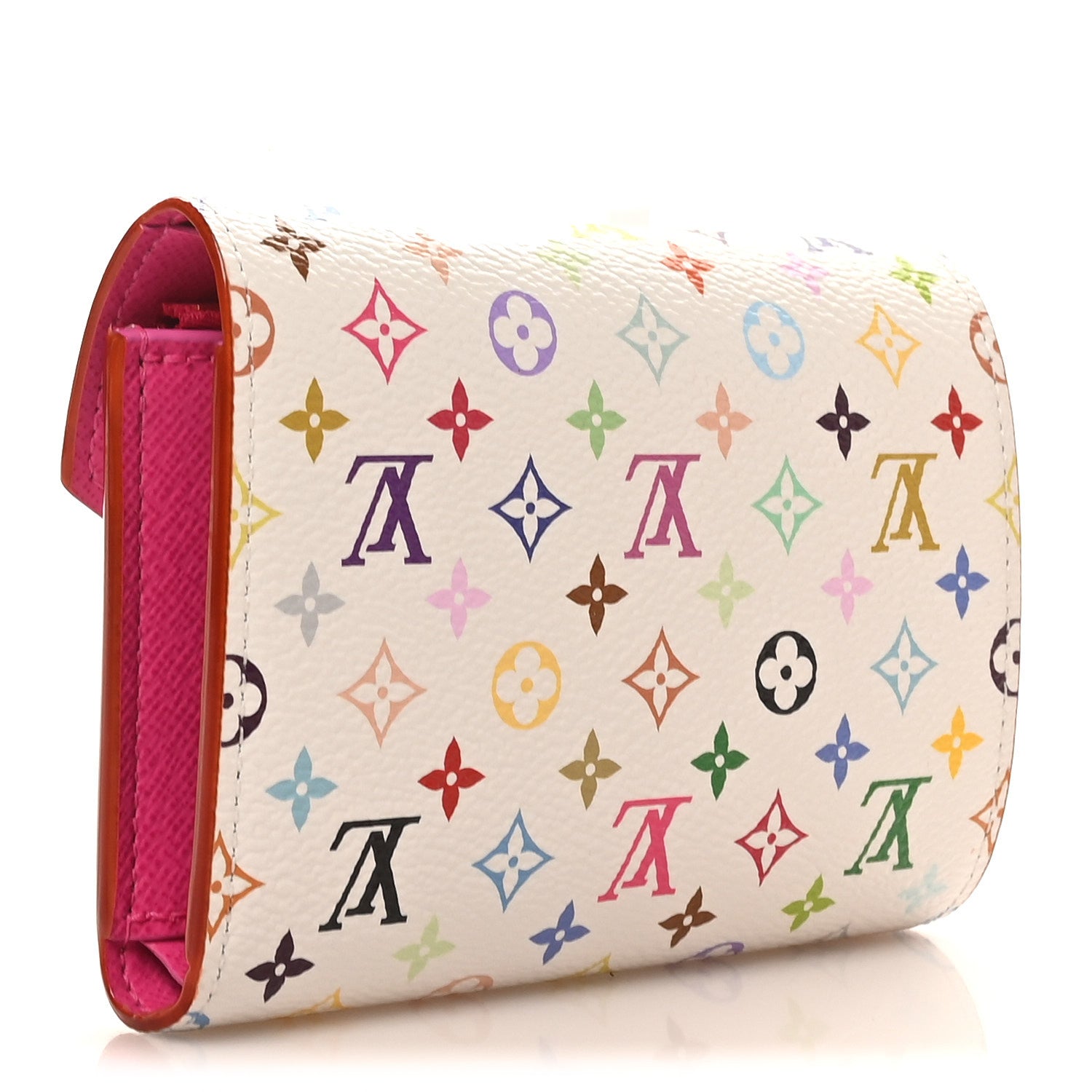 LV x TM Monogram Multicolor Victorine Wallet White