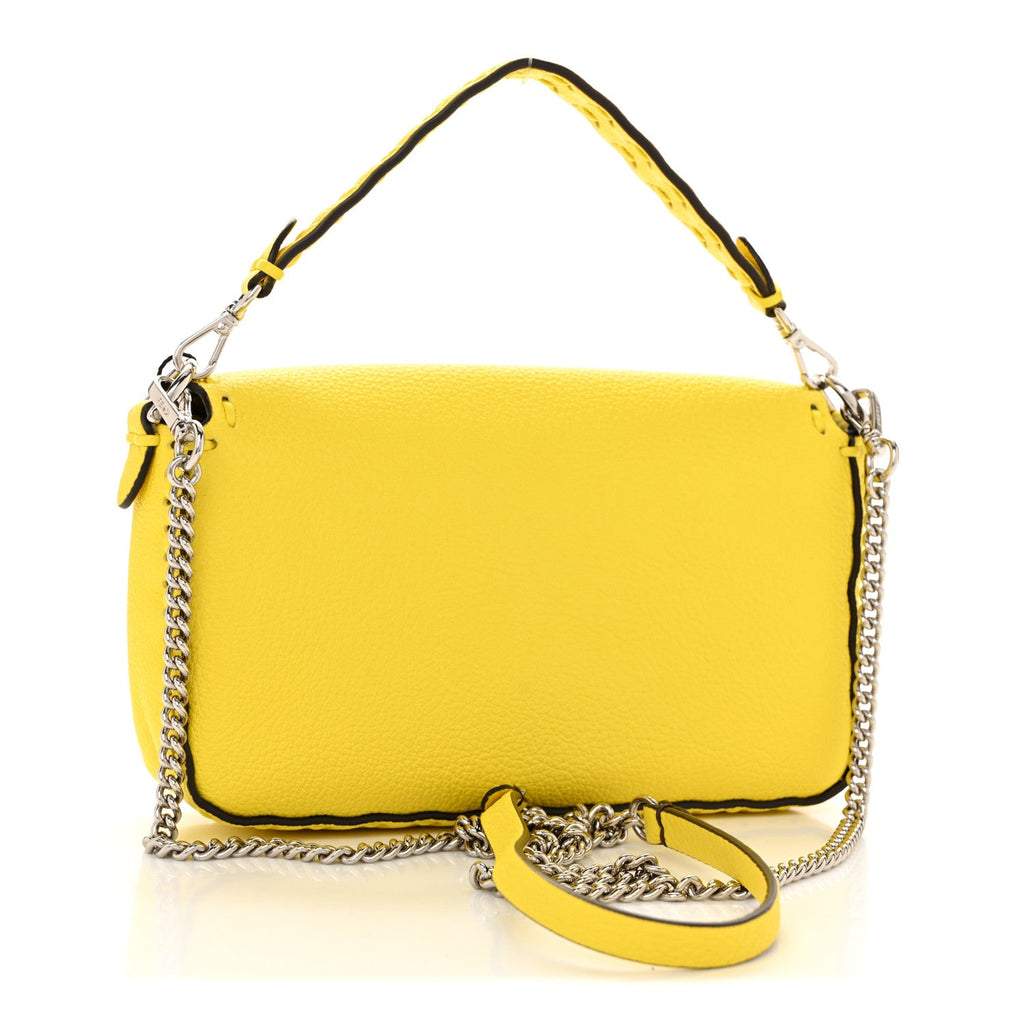 Cuoio Roma Sellerissima Nappa Sintetica Tape Stitch Mini Baguette  Pomelo